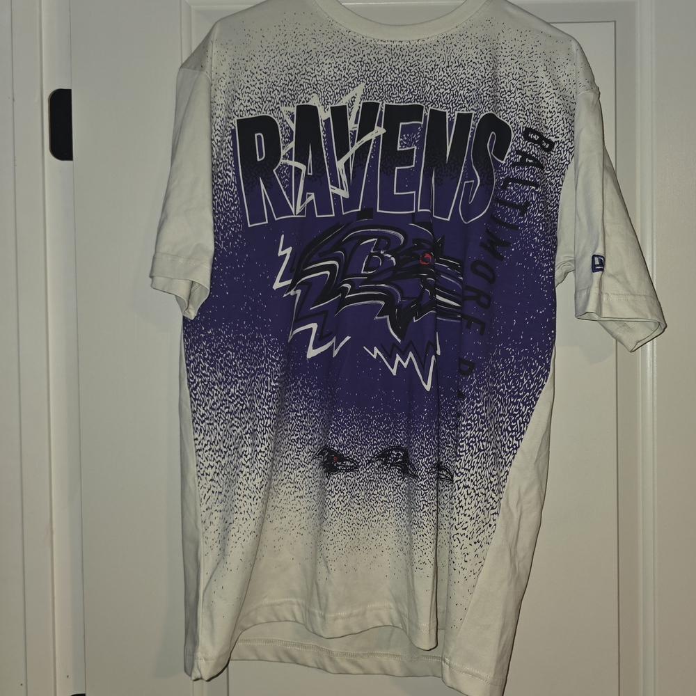 NFL altimore Ravens Graphic Tee - Purple & White